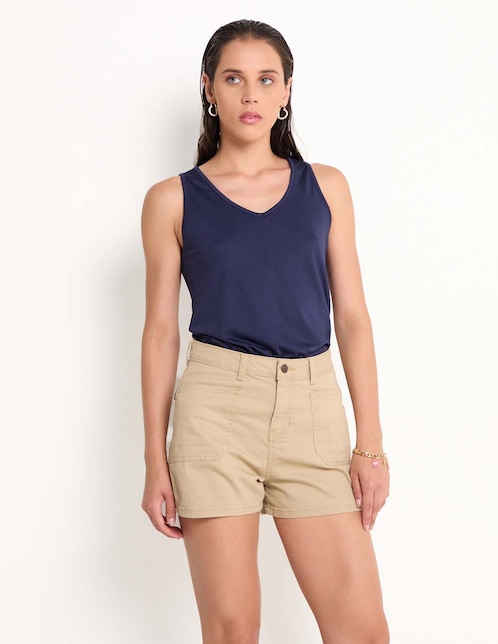 SHORT 2418470028-R MOS, 9, KHAKI CLARO
