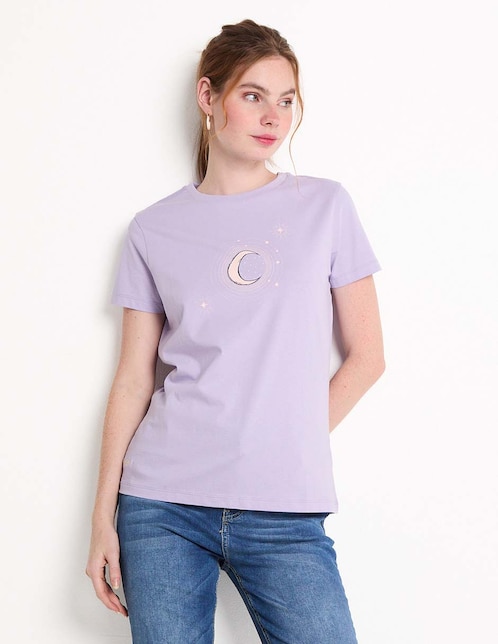 PLAYERA MOSSIMO, ECH, LILA MEDIO MSM25P