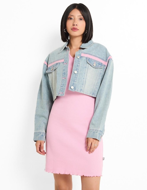 Chamarra denim Mossimo de mezclilla para mujer