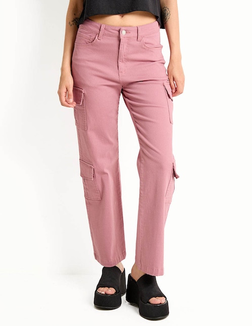Pantalón cargo straight para mujer 1