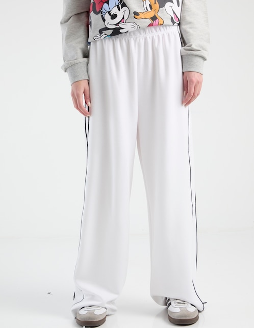 Pants acampanado con elástico para mujer 1