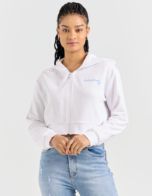 Sudadera con capucha y bolsa para mujer 1