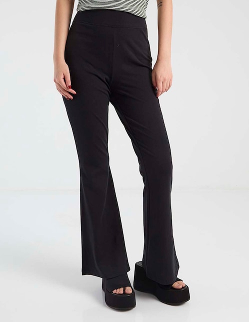 Pants acampanado Mossimo con pretina para mujer