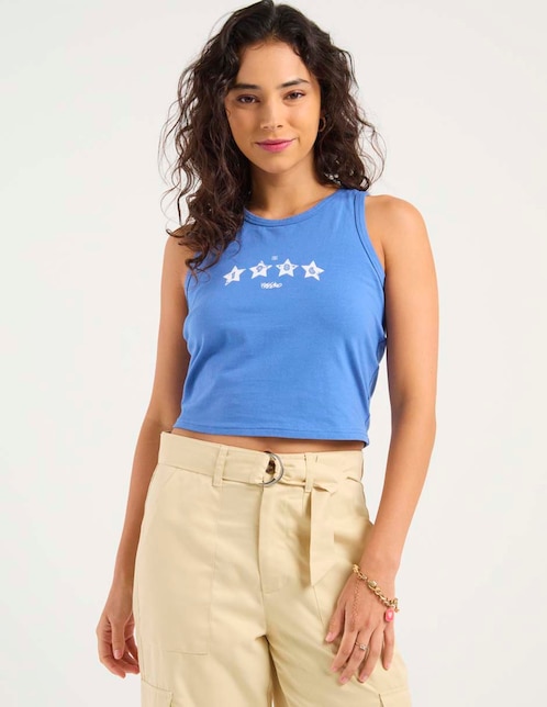 TOP MOSSIMO, CH, ÍNDIGO MSM260009-C01