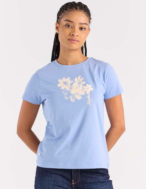 Playera manga corta Mossimo cuello redondo para mujer