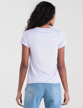 Playera manga corta Disney cuello redondo para mujer