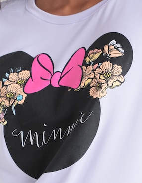 Playera manga corta Disney cuello redondo para mujer