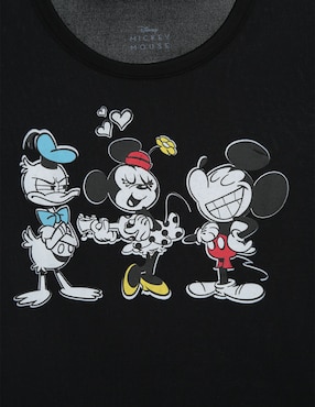 Playera manga corta Disney cuello redondo para mujer