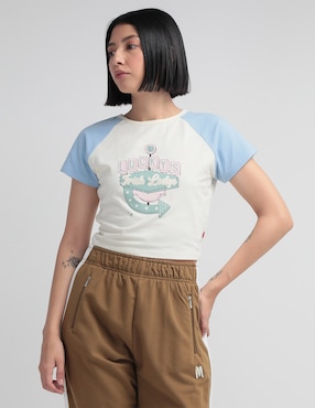 Playera Manga Corta Mossimo Cuello Redondo Para Mujer