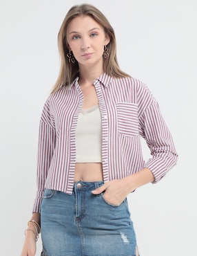 Blusa Mossimo Manga 3/4 Para Mujer