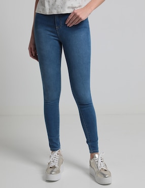 Jeans Skinny Mossimo Corte Cintura Para Mujer