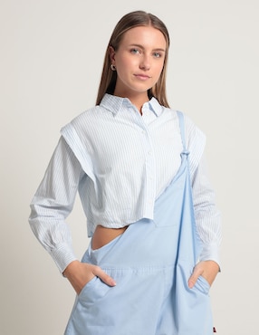 Blusa Mossimo Manga Larga Para Mujer