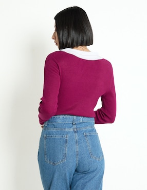 Blusa manga larga para mujer