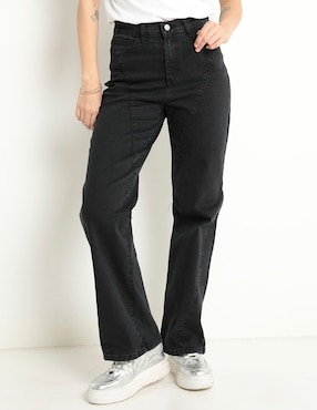 Jeans Straight Mossimo Corte Cintura Para Mujer