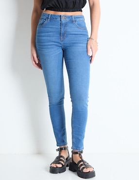 Jeans Cropped Skinny Mossimo Corte Cintura Para Mujer