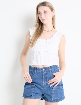 Blusa Mossimo Sin Manga Para Mujer