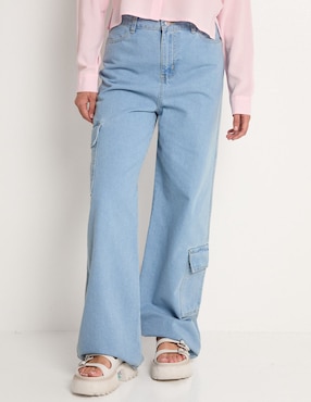 Jeans relaxed amplio Mossimo corte cintura para mujer
