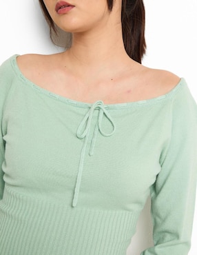 Blusa manga larga para mujer