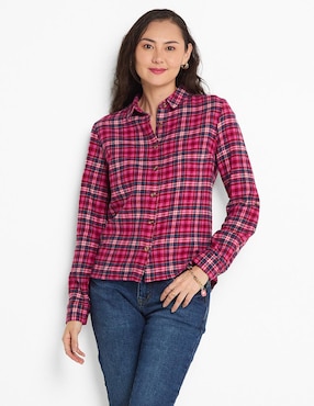 Blusa manga larga para mujer