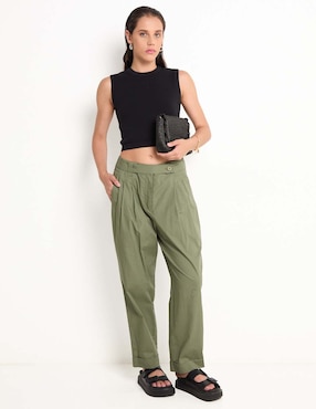 Pantalón chino Mossimo straight para mujer