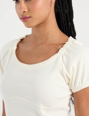Playera manga corta Mossimo cuello redondo para mujer