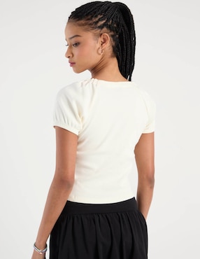 Playera manga corta Mossimo cuello redondo para mujer