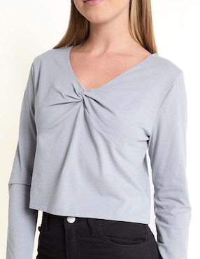 Blusa Mossimo manga larga para mujer