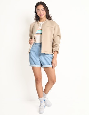 Playera manga corta Mossimo cuello redondo para mujer