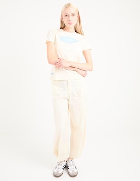 Pantalón relaxed amplio para mujer