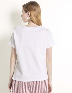 Playera manga corta Mossimo cuello redondo para mujer