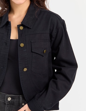 Chamarra denim Mossimo de algodón para mujer