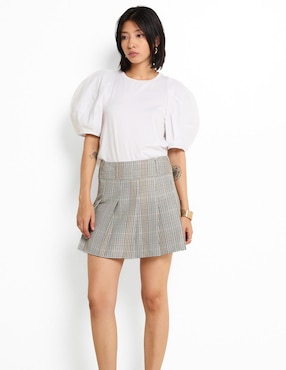 Falda mini Mossimo cintura alta