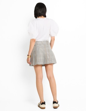 Falda mini Mossimo cintura alta