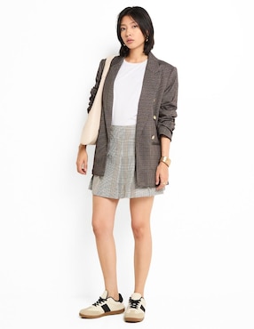 Falda mini Mossimo cintura alta