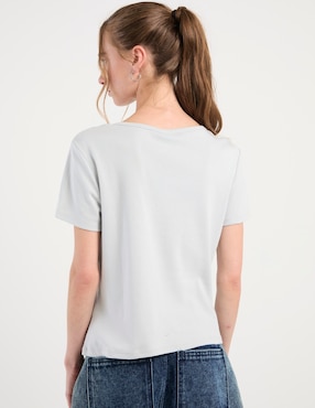 Playera manga corta Mossimo cuello redondo para mujer