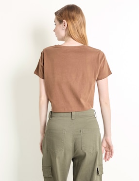 Playera manga corta Mossimo cuello redondo para mujer