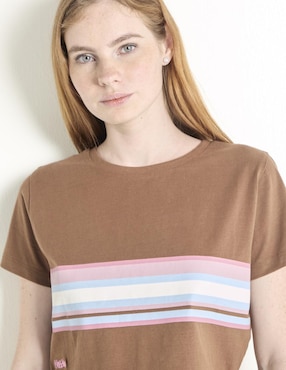 Playera manga corta Mossimo cuello redondo para mujer