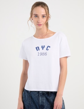 Playera manga corta Mossimo para mujer