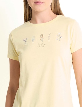 Playera manga corta Mossimo cuello redondo para mujer