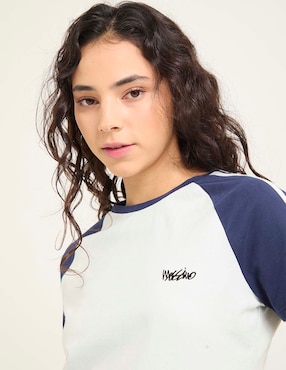 Playera manga corta Mossimo cuello redondo para mujer