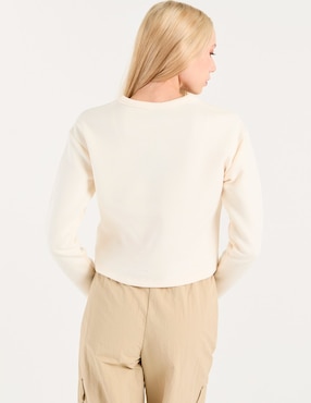 Playera manga larga Mossimo cuello redondo para mujer