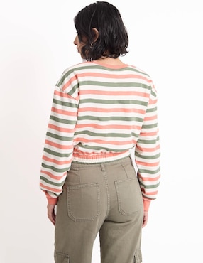 Playera manga larga Mossimo cuello redondo para mujer