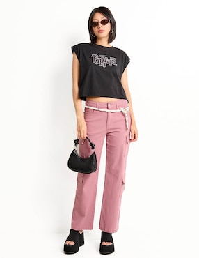 Pantalón cargo Mossimo straight para mujer