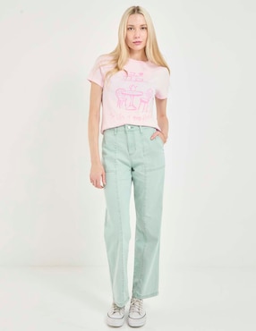 Pantalón carpenter straight para mujer