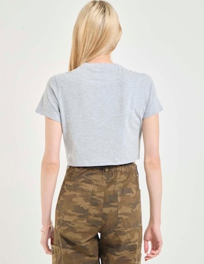 Playera manga corta Mossimo cuello redondo para mujer
