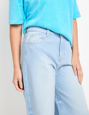 Jeans relaxed wide leg Mossimo para mujer