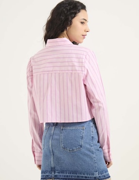 Blusa manga larga para mujer