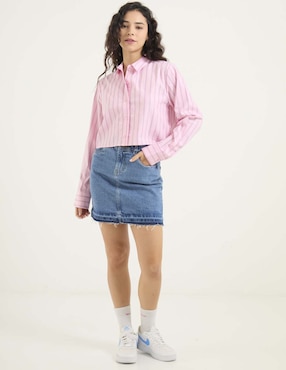 Blusa manga larga para mujer