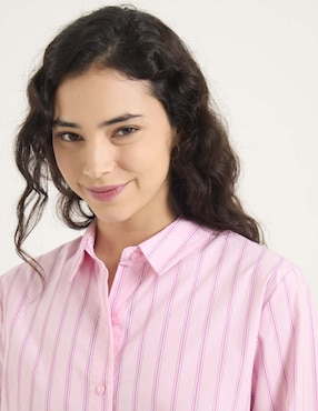 Blusa manga larga para mujer