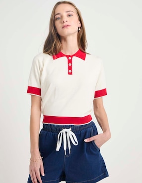 Blusa Mossimo manga corta para mujer